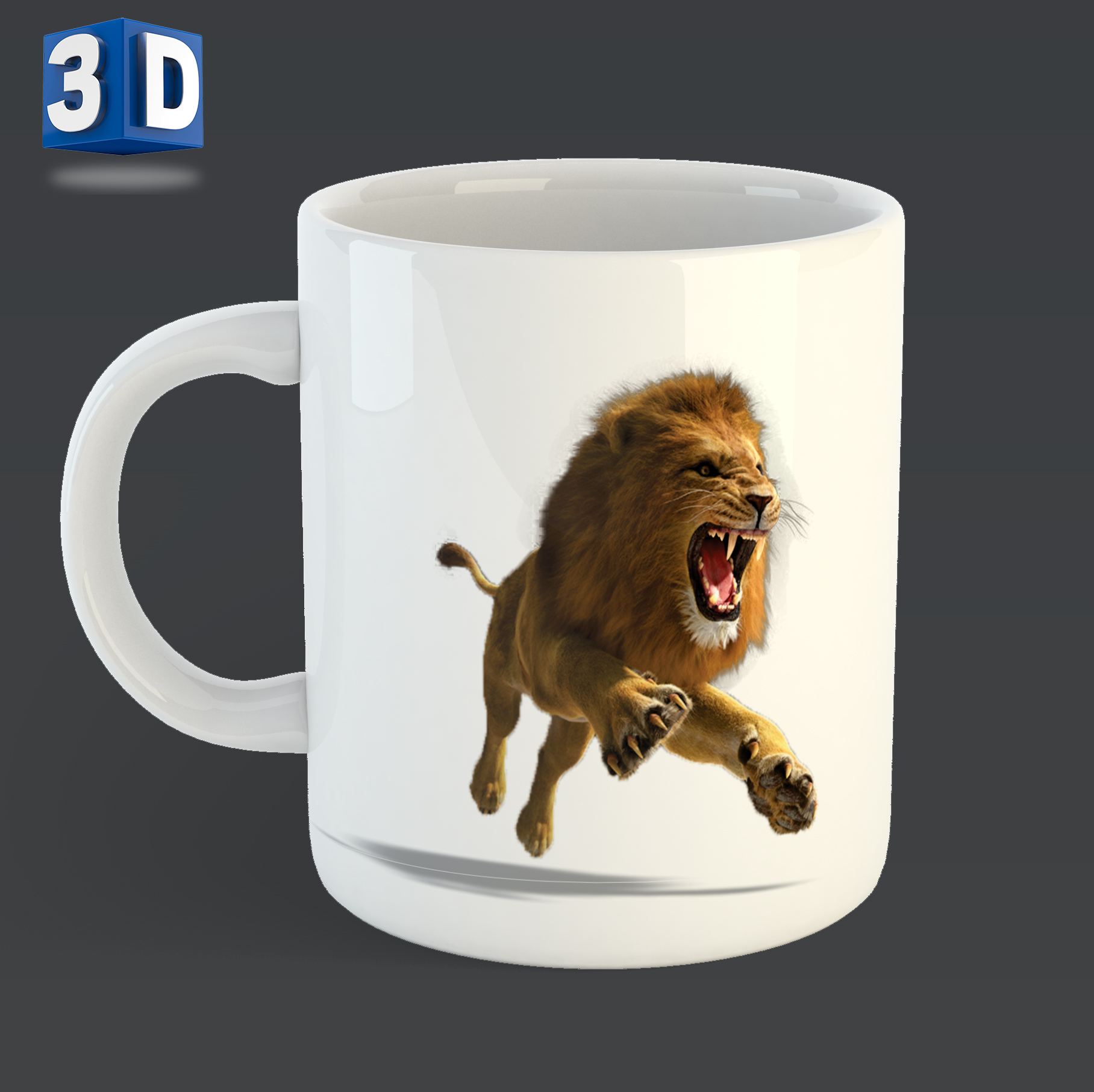 Caneca 3D do Homem-Aranha