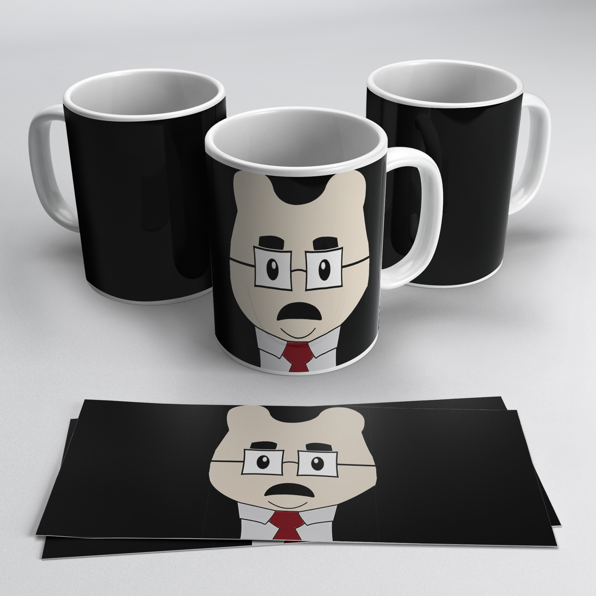 Caneca personalizada com desenho animado sr barriga