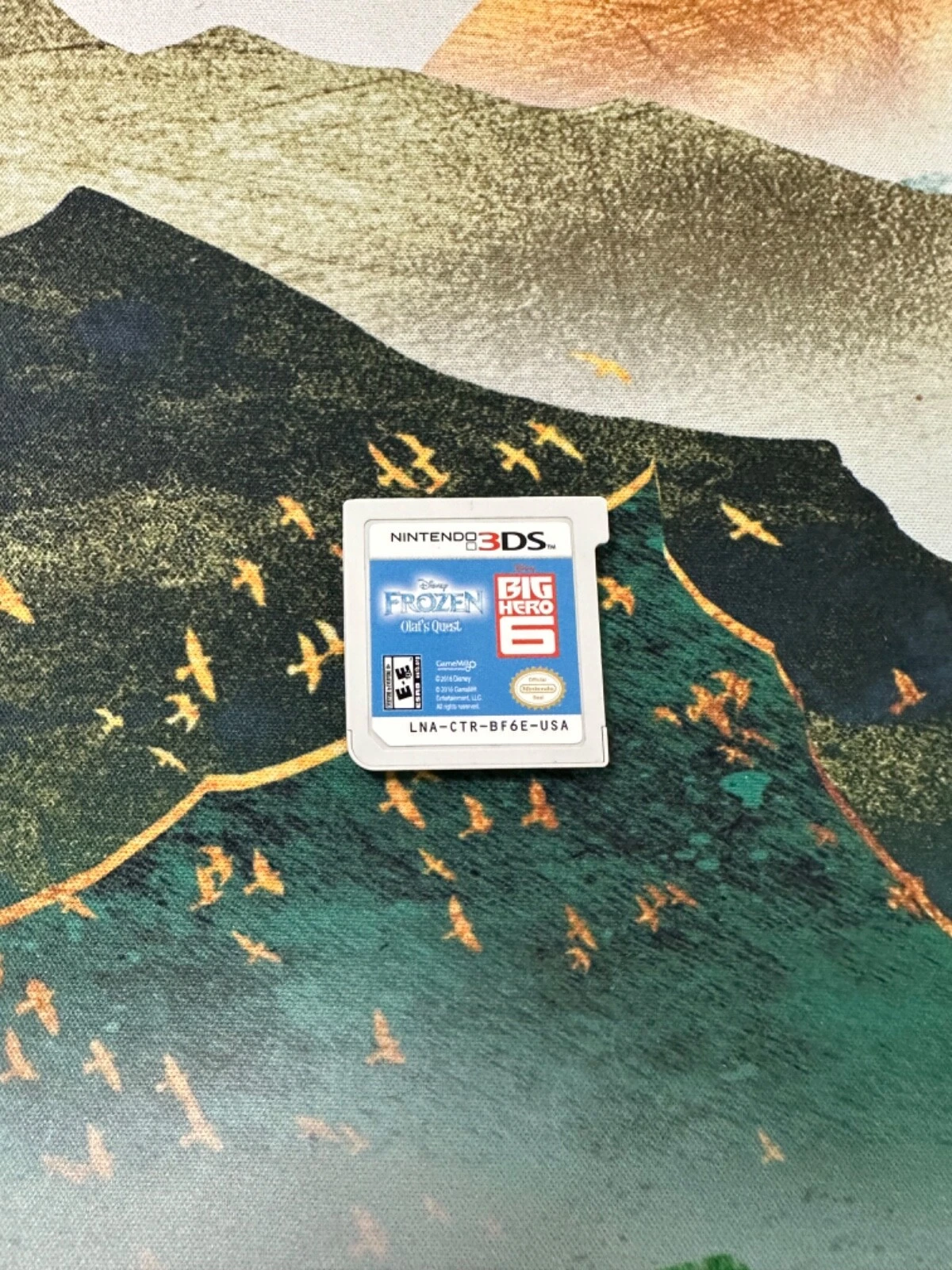 Nintendo 3DS Game Cartridge: Disney Frozen & Big Hero 6