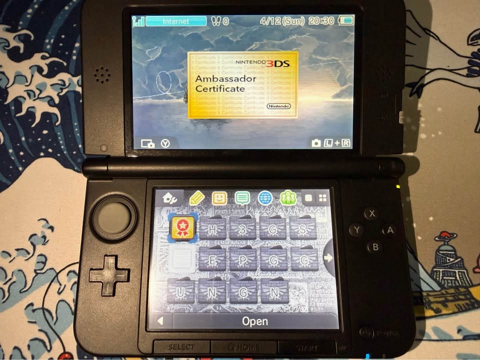 Nintendo 3DS XL - Silver Edition - 256GB - Region Free - Mod