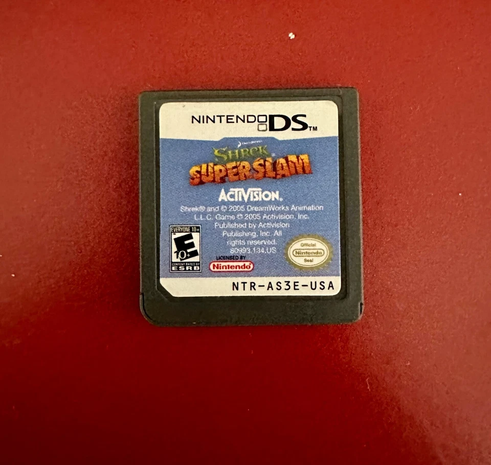Shrek SuperSlam Nintendo DS Game Cartridge