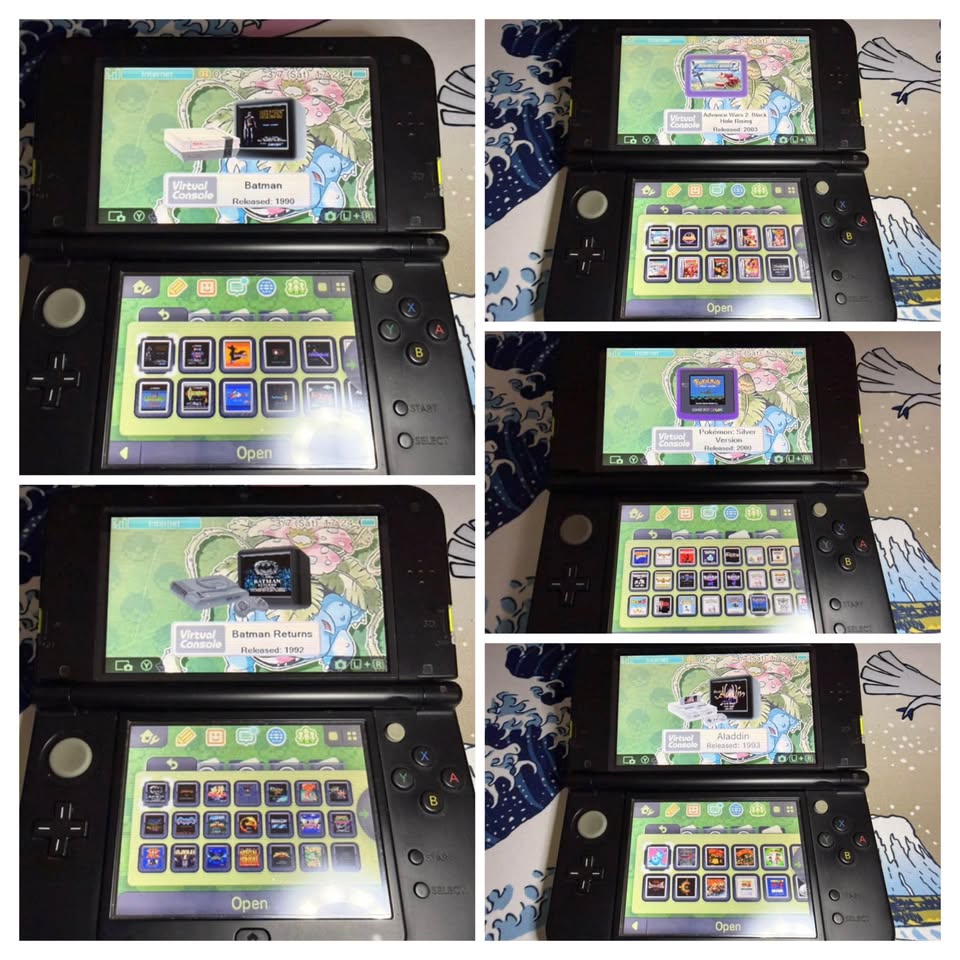 Dual IPS Lime Green New Nintendo 3DS LL/XL 256 GB Region Free