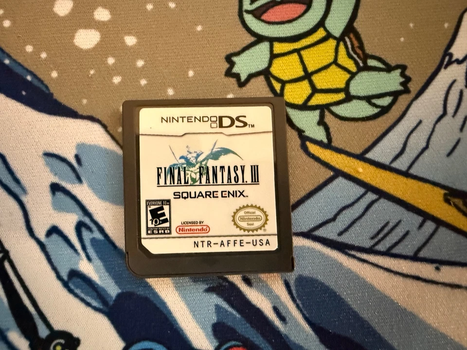 Final Fantasy III Nintendo DS Game Cartridge
