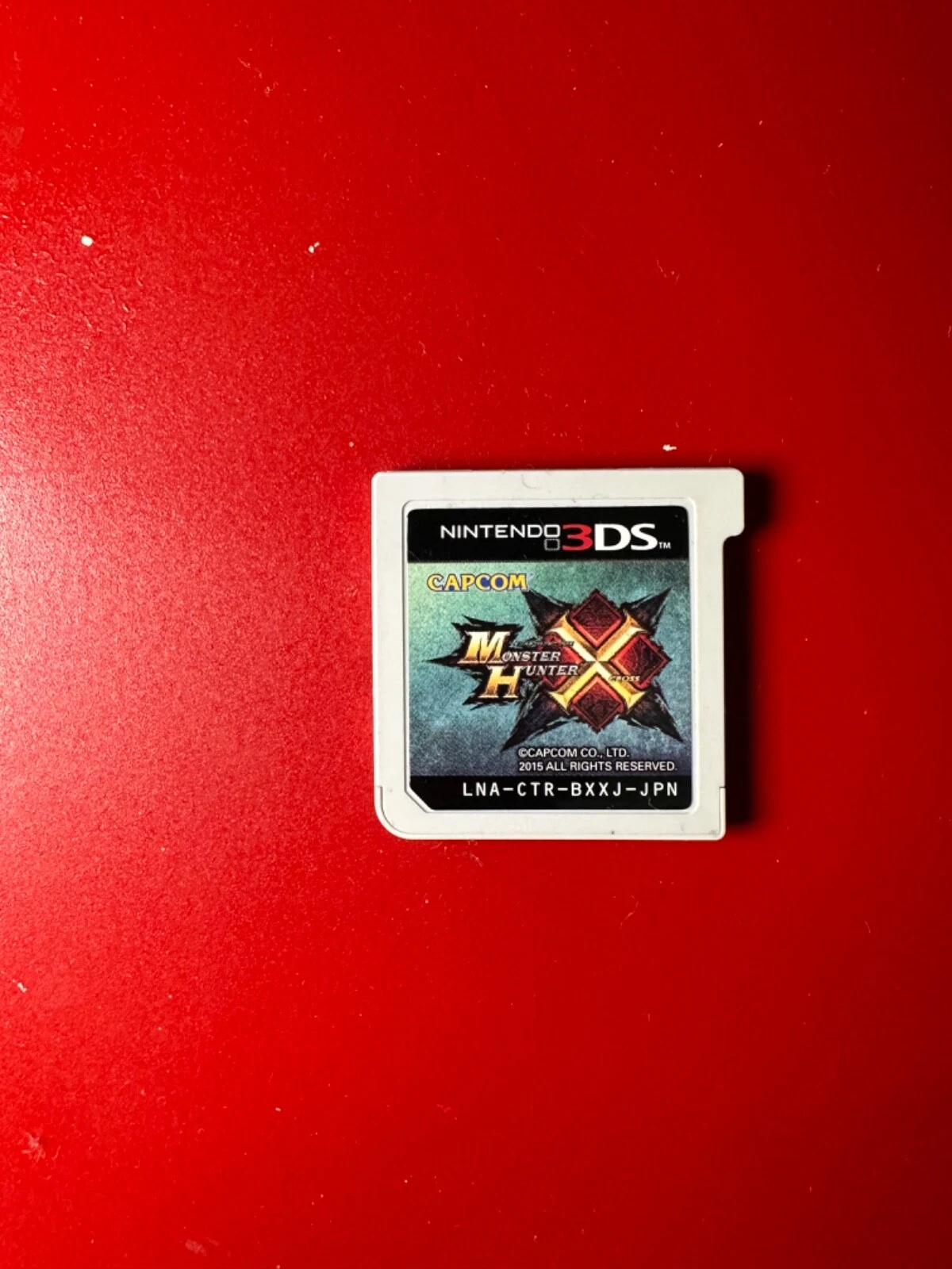 Monster Hunter X Nintendo 3DS Game Cartridge