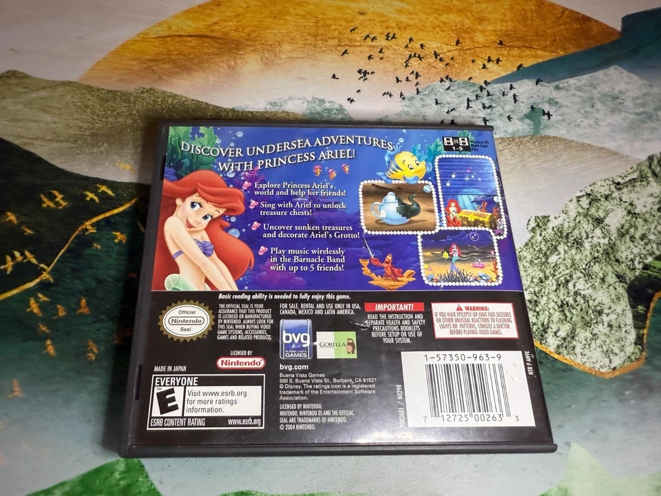 Nintendo DS Disney's The Little Mermaid: Ariel's Undersea Adventure