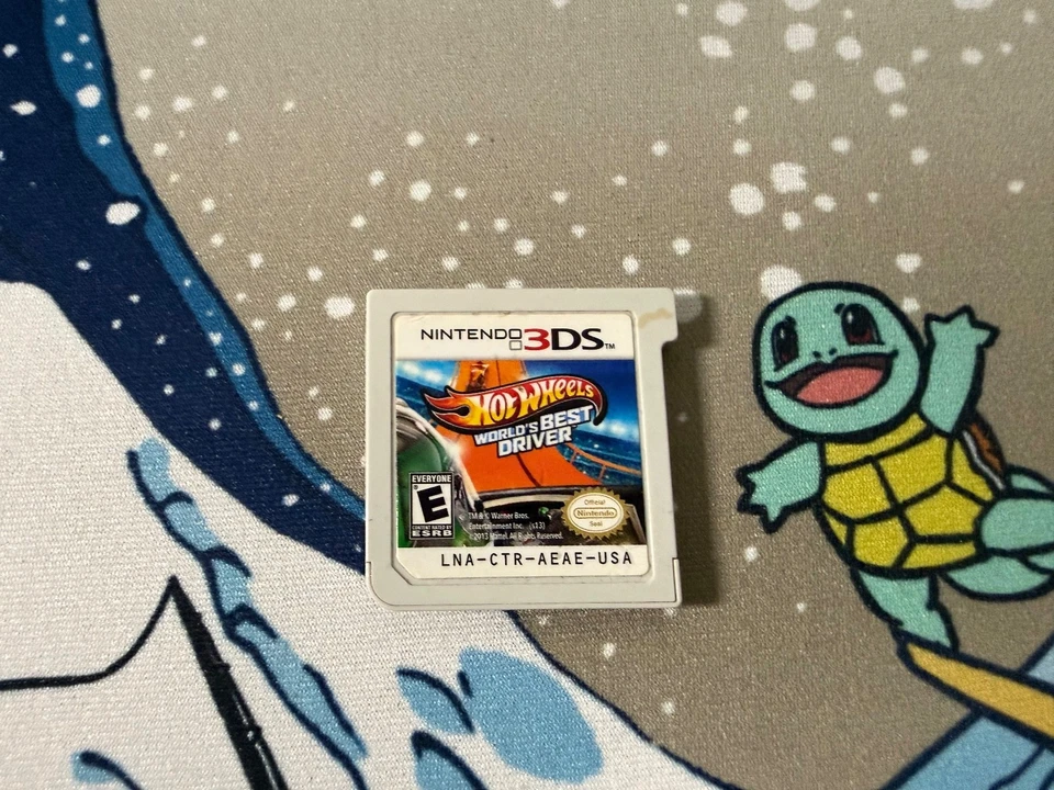 Hot Wheels World's Best Driver Nintendo 3DS Game Cartridge