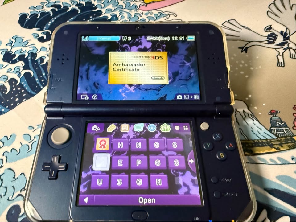 New Nintendo 3DS LL/XL Metallic Blue 256 GB Region Free