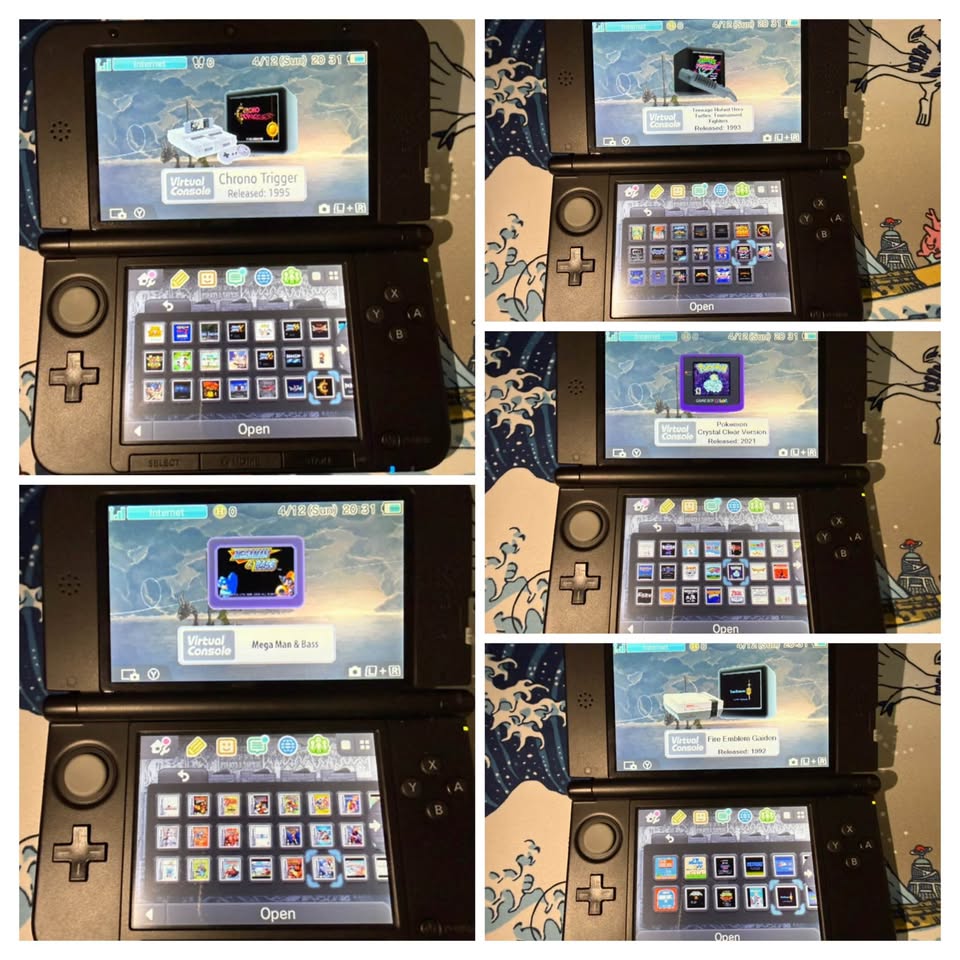 Nintendo 3DS XL - Silver Edition - 256GB - Region Free - Mod