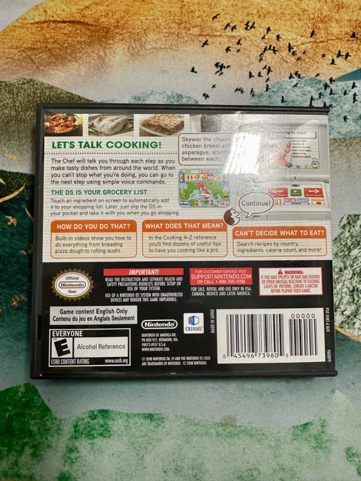 Nintendo DS Personal Trainer: Cooking