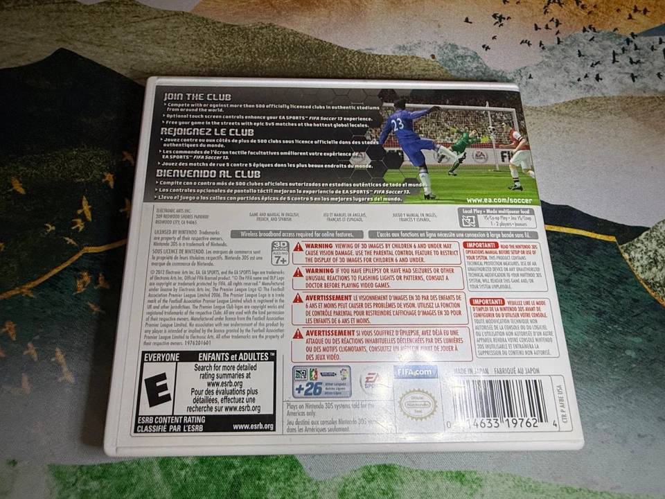 FIFA Soccer 13 Nintendo 3DS Game