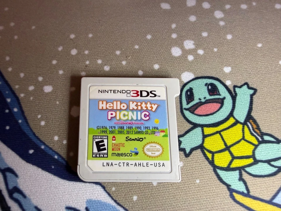 Hello Kitty Picnic Nintendo 3DS Game Cartridge