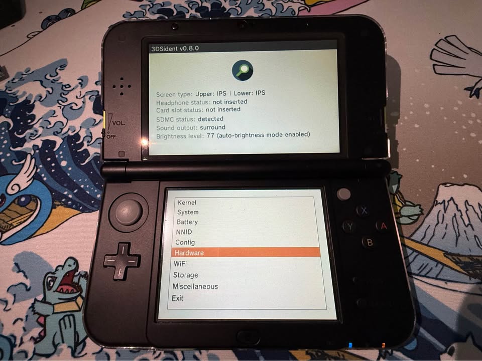 Dual IPS Lime Green New Nintendo 3DS LL/XL 256 GB Region Free