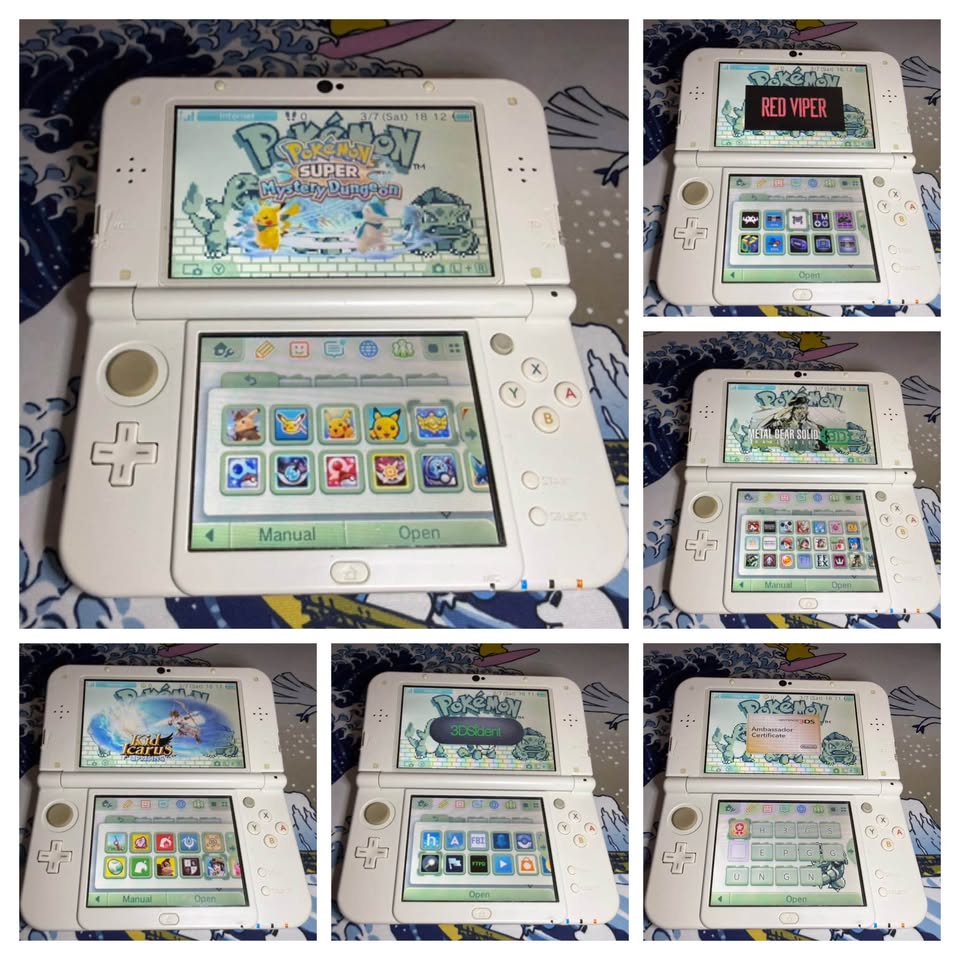 White New Nintendo 3DS LL/XL 256 GB Region Free