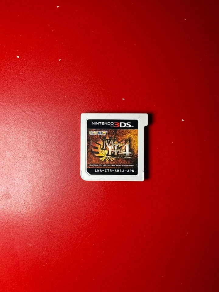 Nintendo 3DS Monster Hunter 4 Game Cartridge