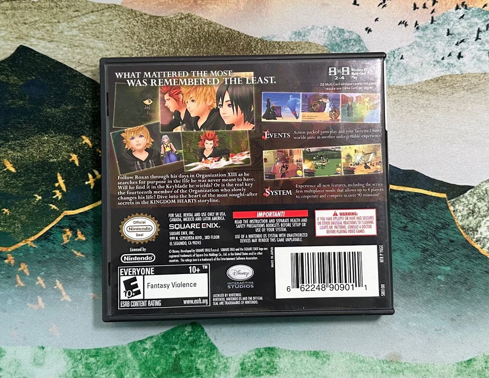 Kingdom Hearts 358/2 Days Nintendo DS Game