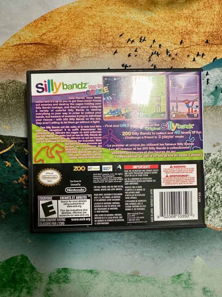 Silly Bandz Nintendo DS Game