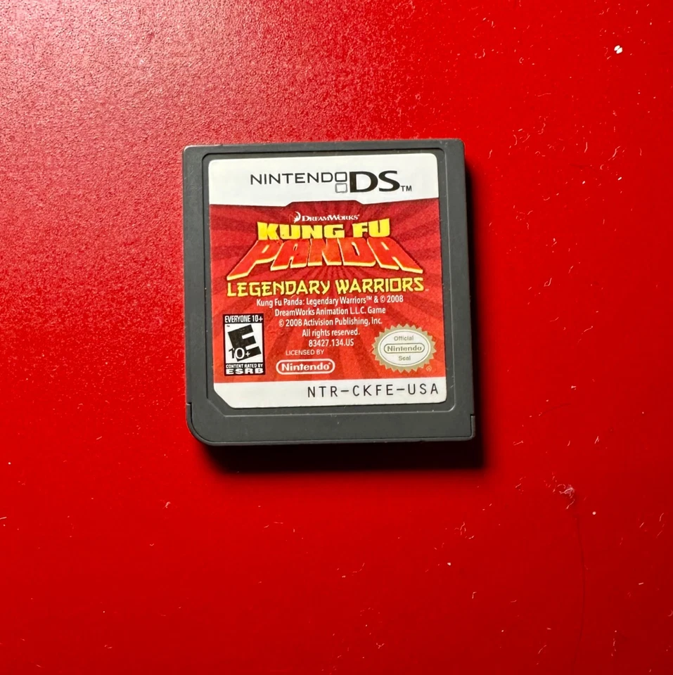 Kung Fu Panda: Legendary Warriors - Nintendo DS Game Cartridge