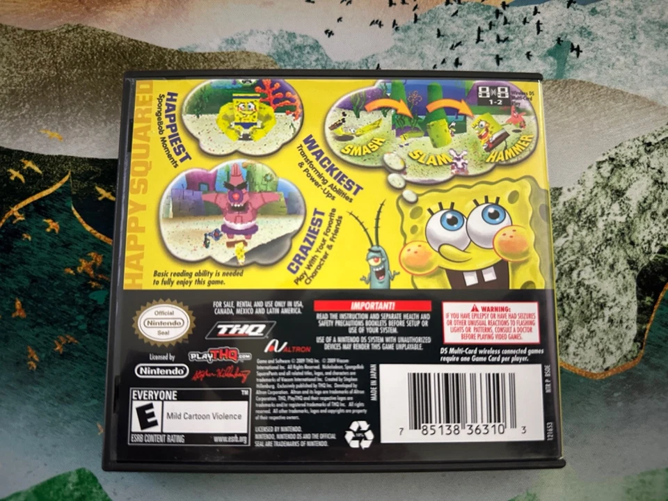 SpongeBob's Truth or Square Nintendo DS Game
