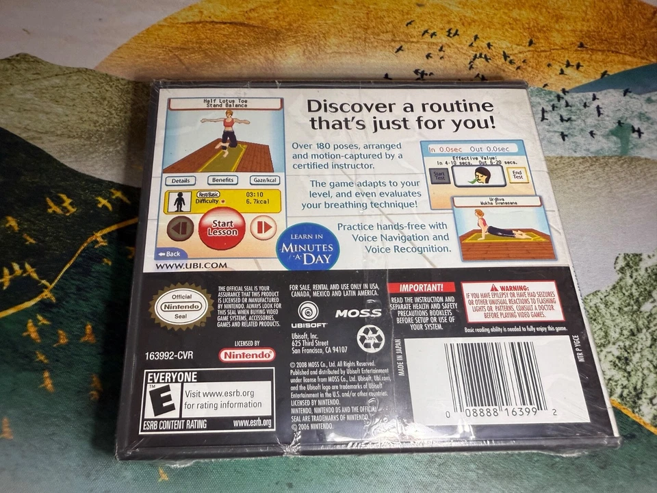 New Quick Yoga Training Nintendo DS Game
