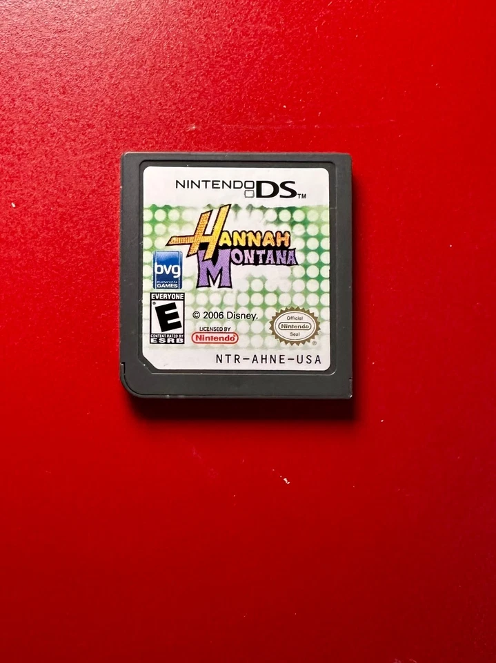 Hannah Montana Nintendo DS Game Cartridge