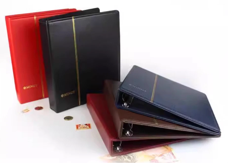 NEW Stamp Album with 20 Double-Sided Sheets A4 Size Stamp Collectors