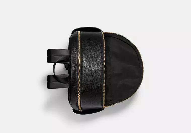 Coach Court Backpack Colour Gold Black