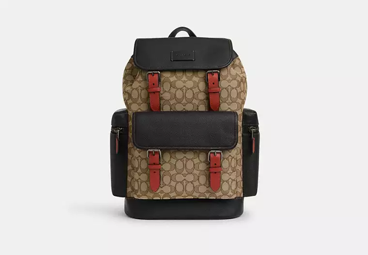 Coach Sprint Backpack In Signature Jacquard
