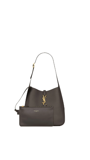 Saint Laurent LE 5 A 7 Supple Small In Grained Leather Shoulder Bag