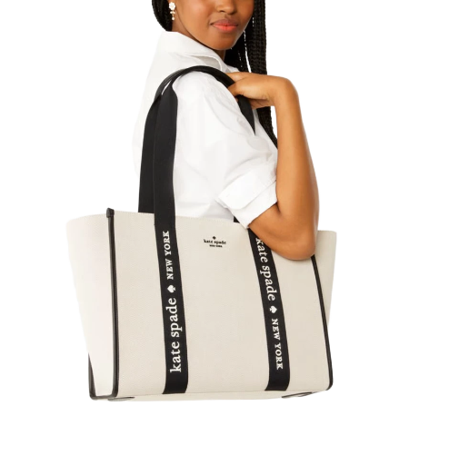 Kate Spade Kip Canvas New York Large Tote
