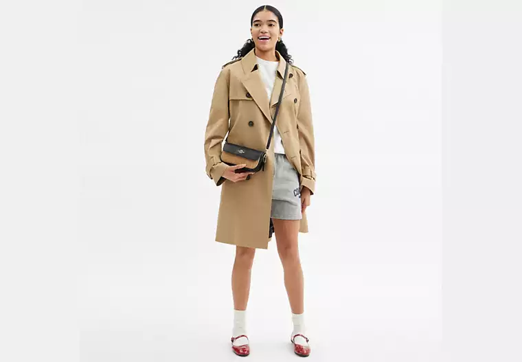 Coach Hailey Flap Bag Colour Toast Black