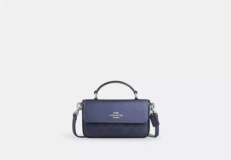 Coach Mini Josie Top Handle Bag In Signature Canvas Available In 3 Colours