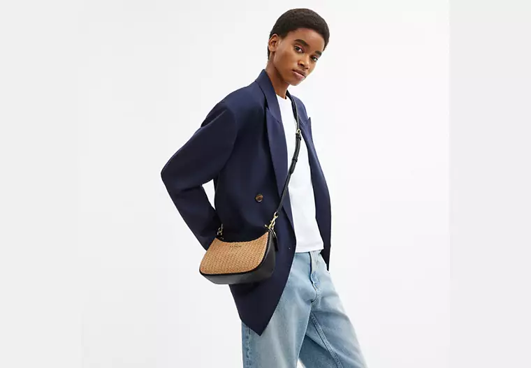 Coach Teri Shoulder Bag Colour Toast Black