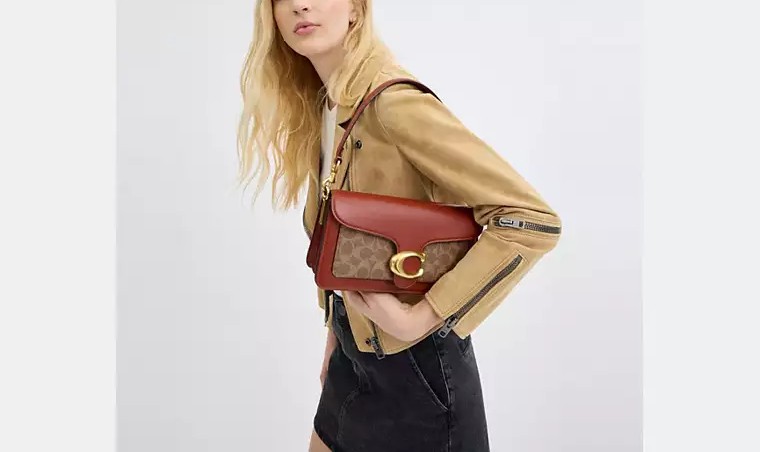 Coach Tabby Shoulder Bag 26 In Signature Canvas