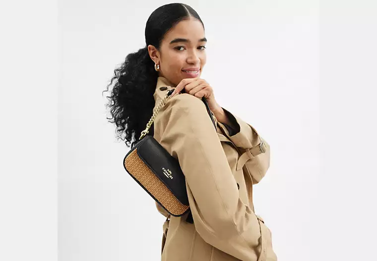 Coach Hailey Flap Bag Colour Toast Black