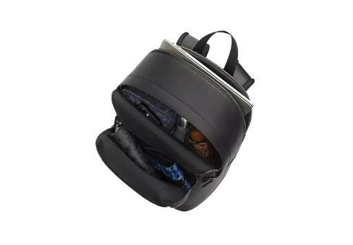 Coach West Backpack In Signature Canvas With Varsity Stripe Colour Gunmetal Charcoal Denim Chalk