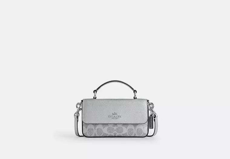 Coach Mini Josie Top Handle Bag In Signature Canvas Available In 3 Colours