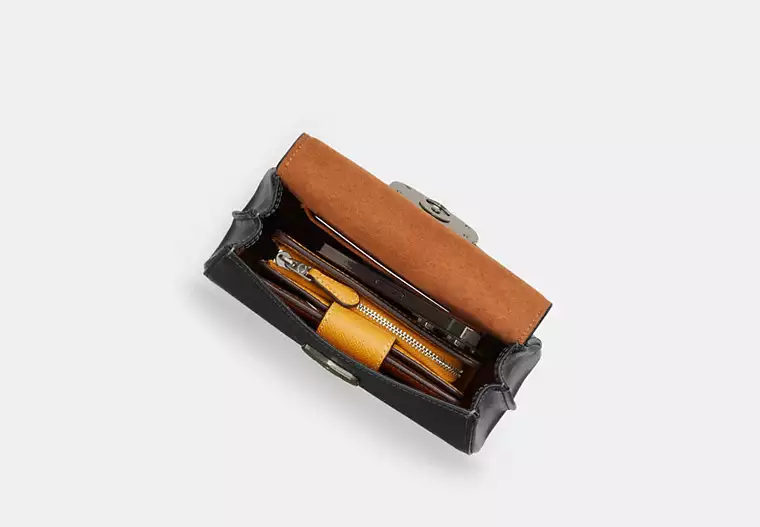 Coach Eliza Mini Top Handle Bag Colour Black