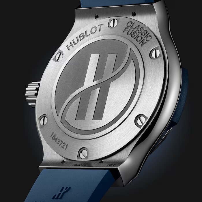 Hublot Classic Fusion Titanium Blue 33mm Ladies Watch