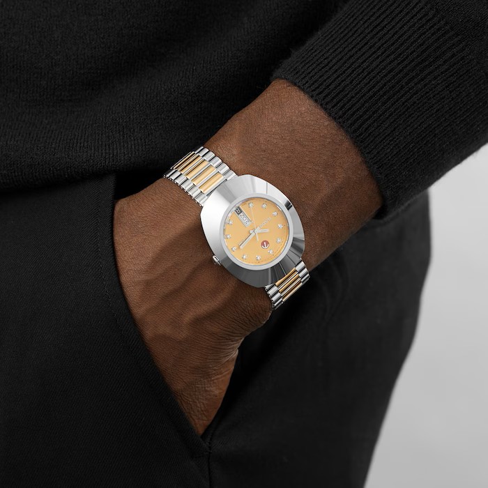 Rado DiaStar 35mm Mens Watch Gold