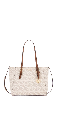 Michael Kors Charlotte 3 IN 1 Tote Large - MK Signature - Vailla