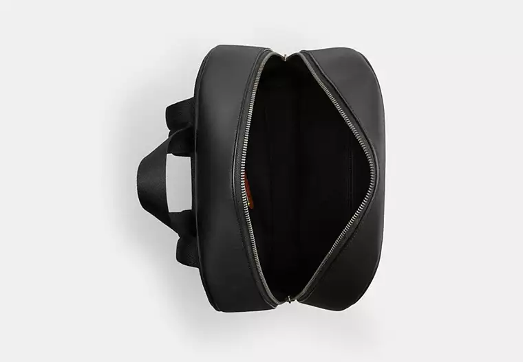 Coach Owen Backpack In Signature Canvas Colour Gunmetal Charcoal Black