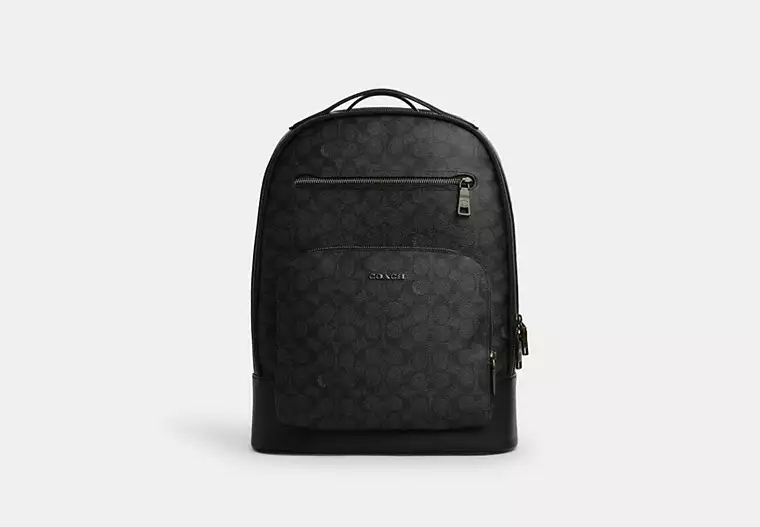 Coach Ethan Backpack in Signature Black