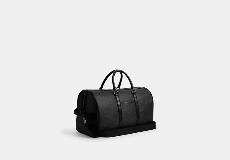 Coach Venturer Bag In Signature Canvas Colour Gunmetal Charcoal Black