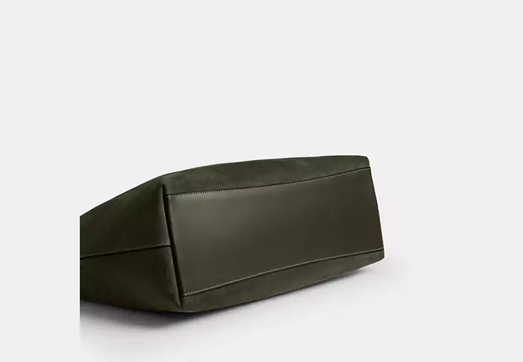 Coach Station Suede Tote Bag