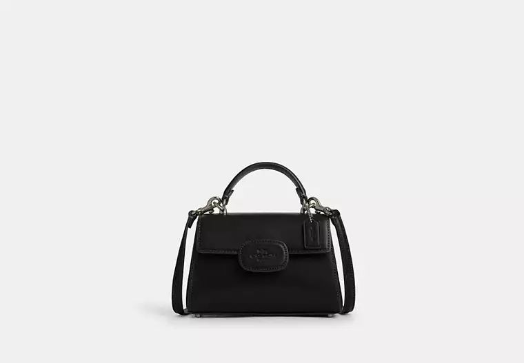 Coach Eliza Mini Top Handle Bag Colour Black
