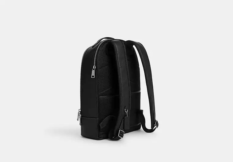Coach Ethan Backpack Colour Silver Black