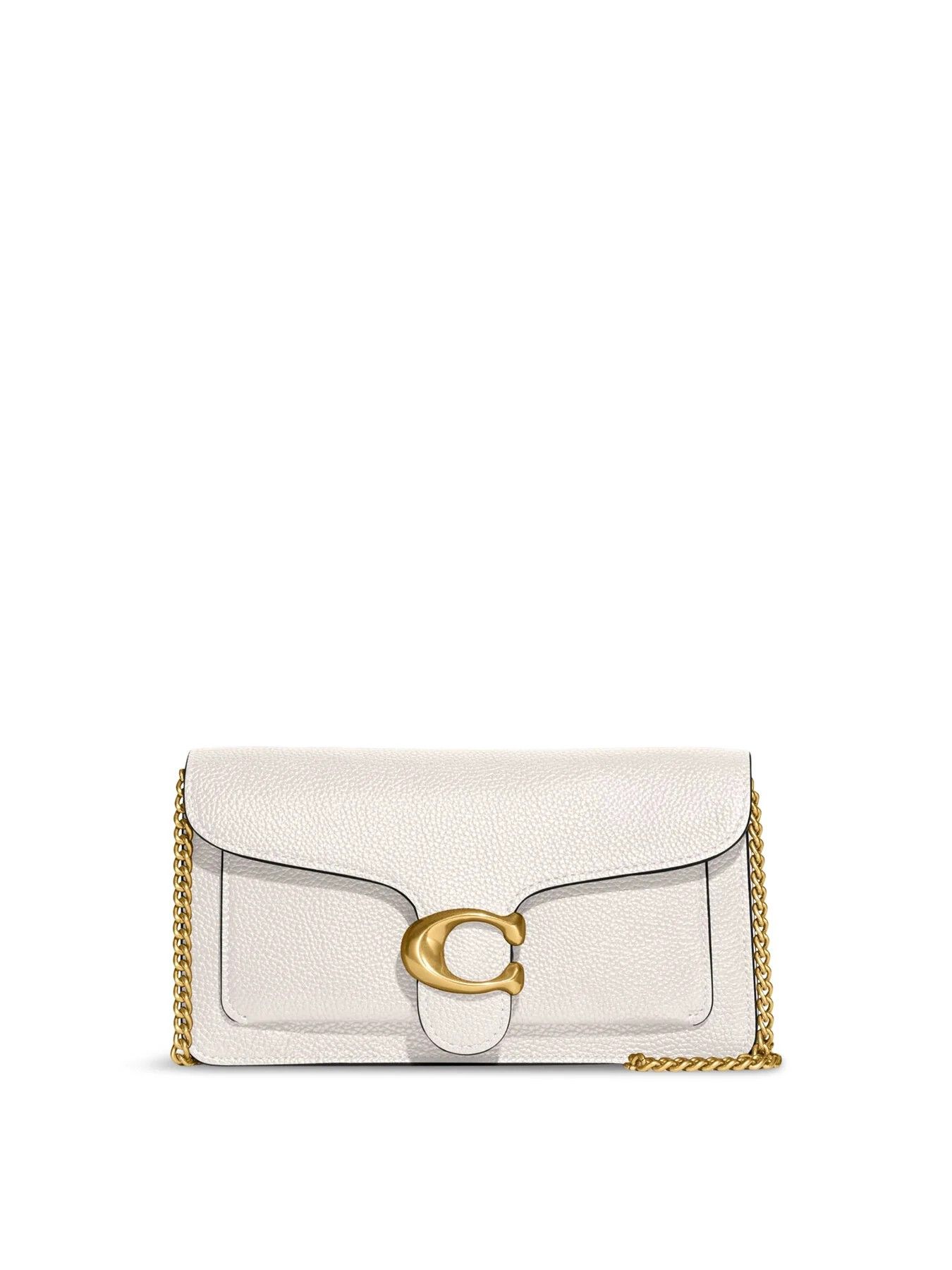 Coach Tabby Chain Clutch Colour Chalk