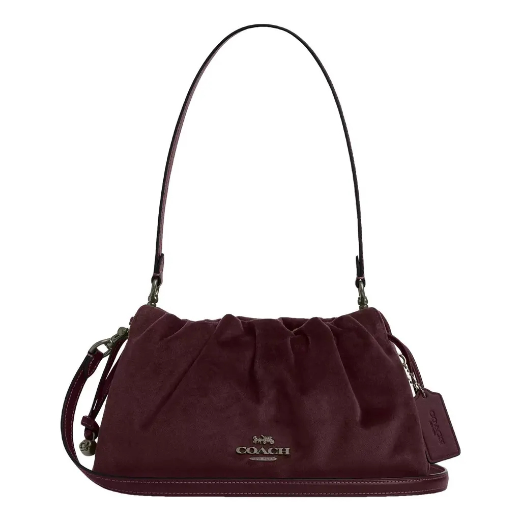 Coach Faye Shoulder Bag Colour Burgundy