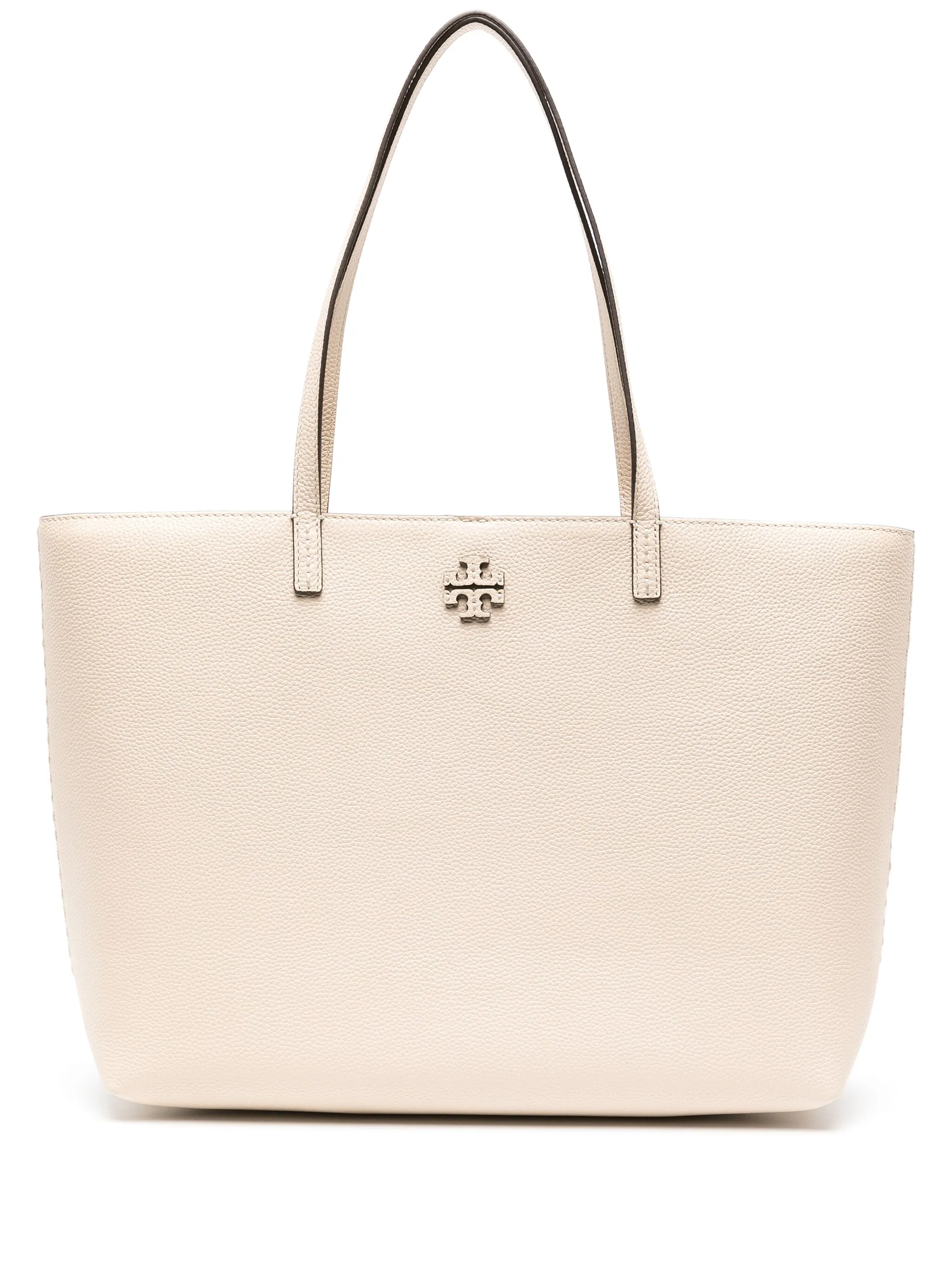 Tory Burch McGraw Double-T Tote Bag Colour: Neutrals