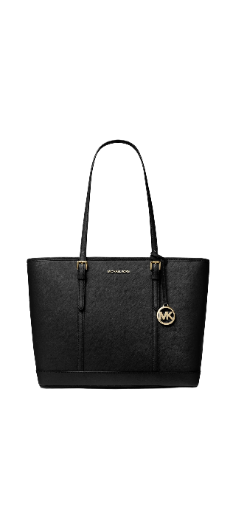 Michael Kors JET SET TRAVEL Top Zip Tote Large - Black